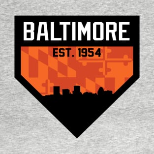 Baltimore Home Plate Skyline T-Shirt